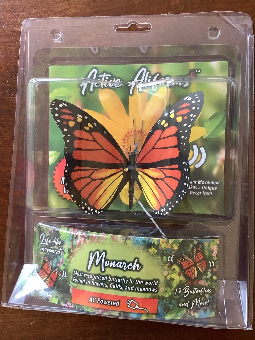 BNIB Active Aiflora Monarch Butterfly Wall Decor - Orange and Black